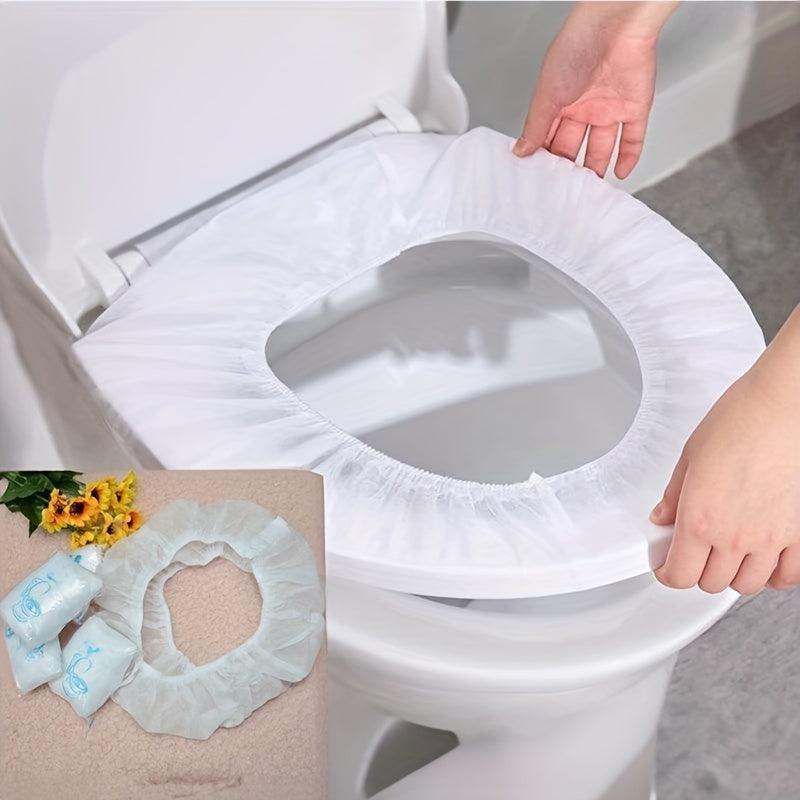 10pcs Disposable Toilet Seat Covers: Essential for Travel - Qatar 3