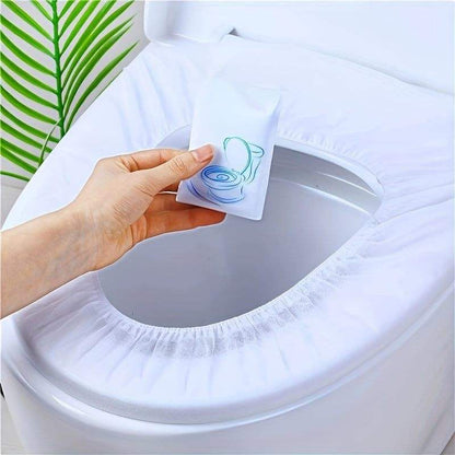 10pcs Disposable Toilet Seat Covers: Essential for Travel - Qatar 2