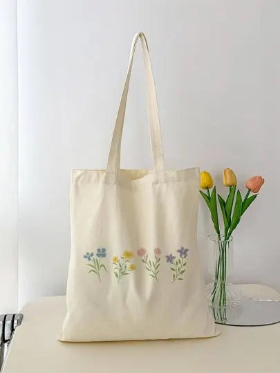 Vintage Printed Tote Bag-Shoulder Bag for Women - Scrollcart Qatar