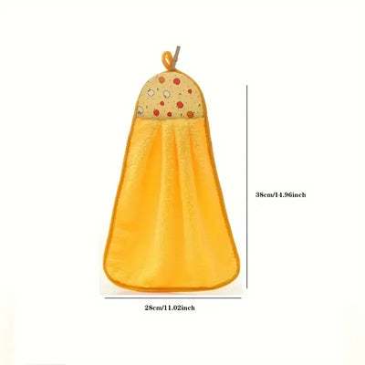 3-Piece Coral Fleece Hanging Finger Tip Towels Scrollcart Qatar