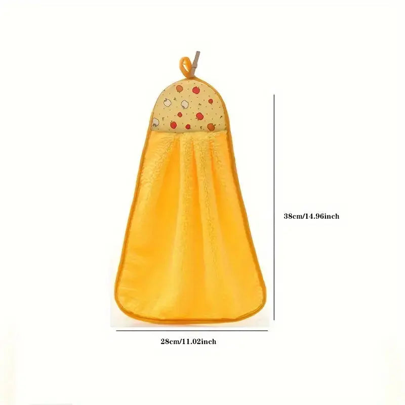 3-Piece Coral Fleece Hanging Finger Tip Towels Scrollcart Qatar