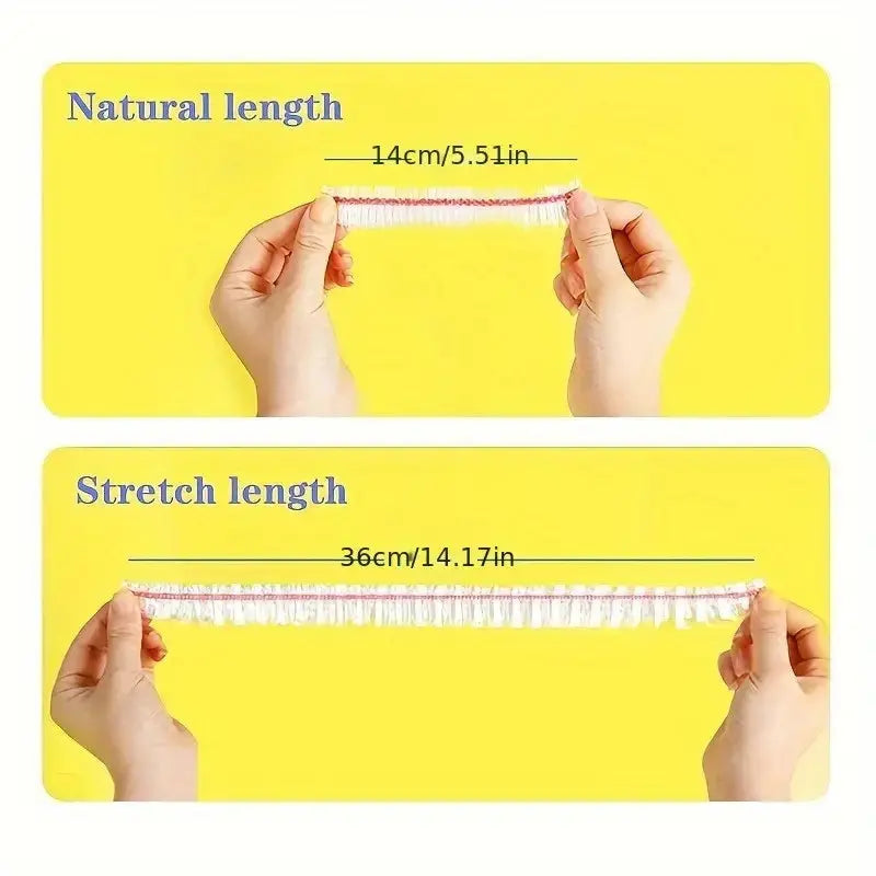 Disposable Plastic Food Wrap Covers -100 pcs temu