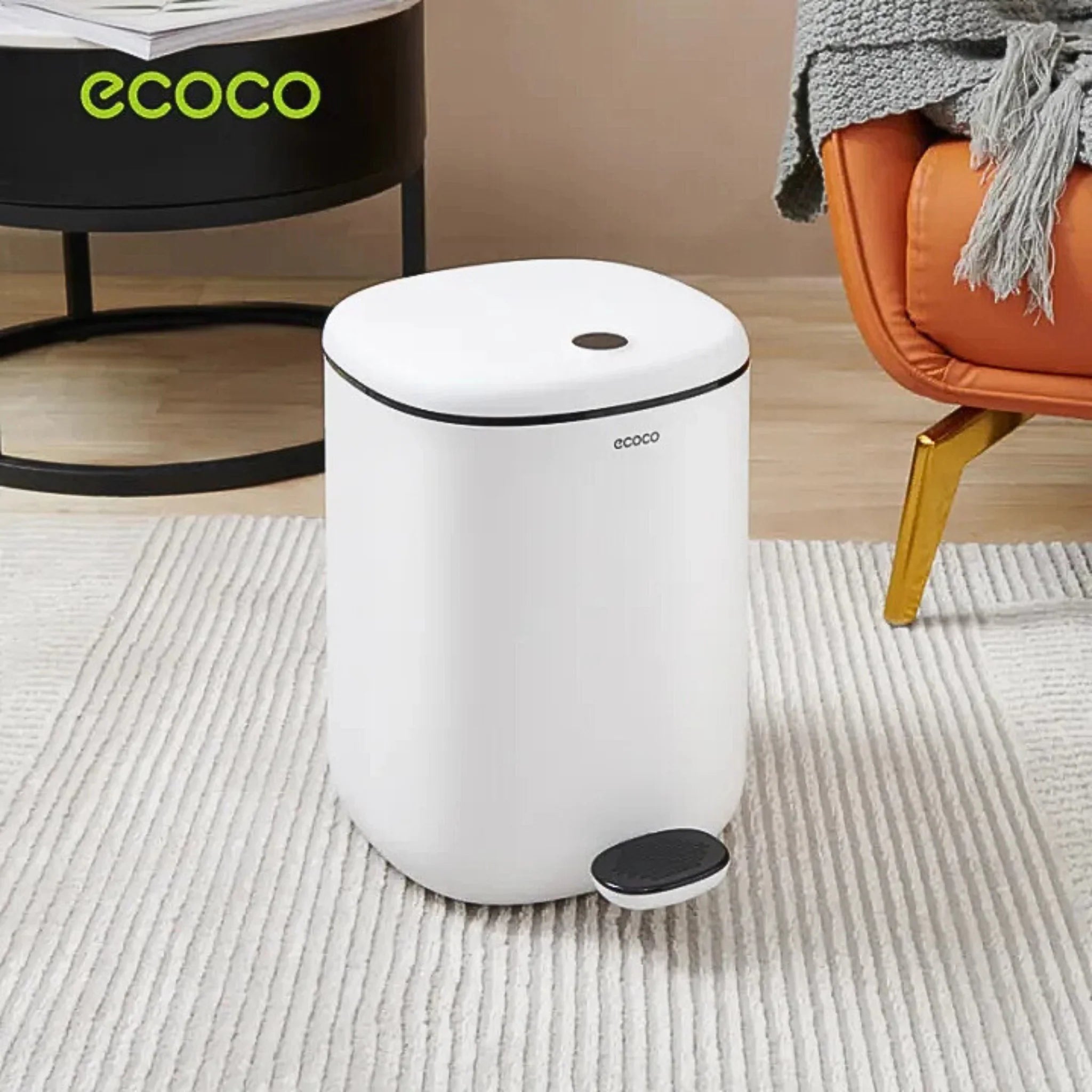 Ecoco 11L Foot Pedal Garbage Trash Bin Scrollcart Qatar 