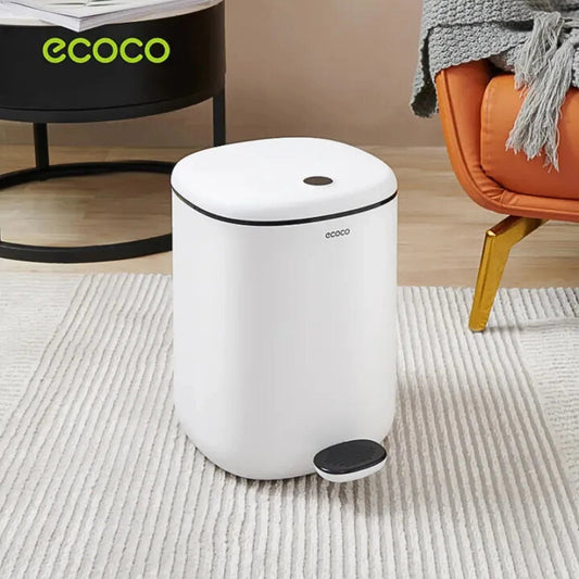 Ecoco 11L Foot Pedal Garbage Trash Bin Scrollcart Qatar 