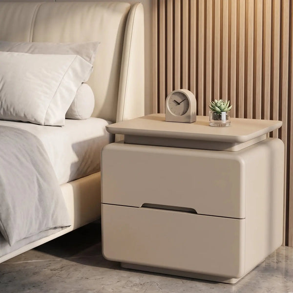 Elegant 2 Drawer Bedside Table with Storage Doha Qatar