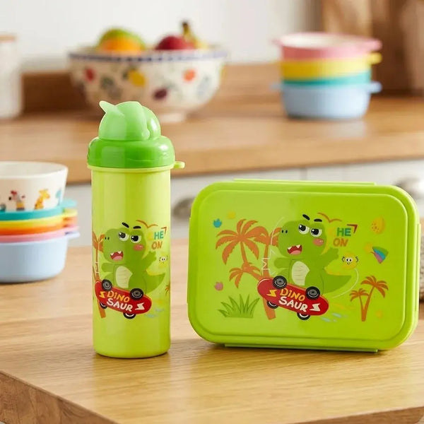 2-in-1 Kids School Lunch Box & Water Bottle Set Scrollcart Qatar 