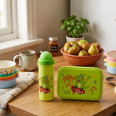 2-in-1 Kids School Lunch Box & Water Bottle Set Scrollcart Qatar 