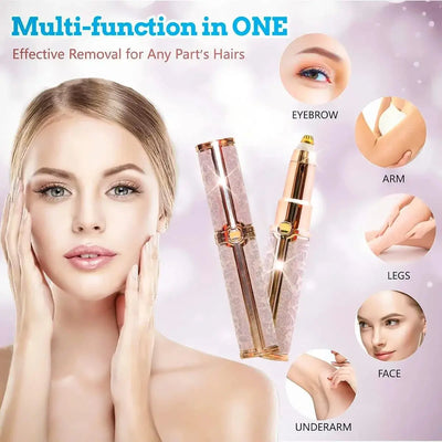 2-in-1 Rechargeable Facial Hair Trimmer in Scrollcart Qatar