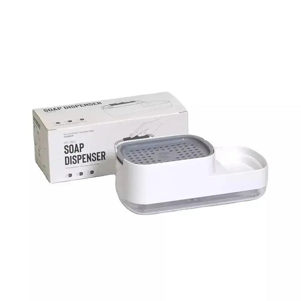 2-in-1 Soap Dispensing Sponge Holder with Scrubber Marhaba international 