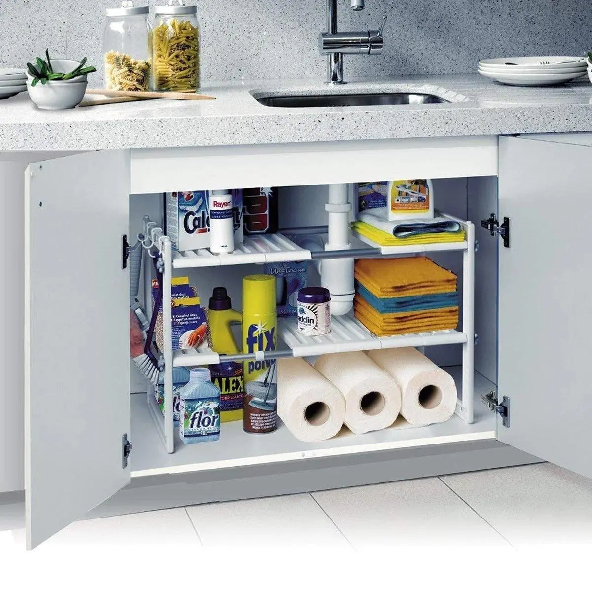 2 layer Storage Kitchen Rack ShelfMy Store2 layer Storage Kitchen Rack ...