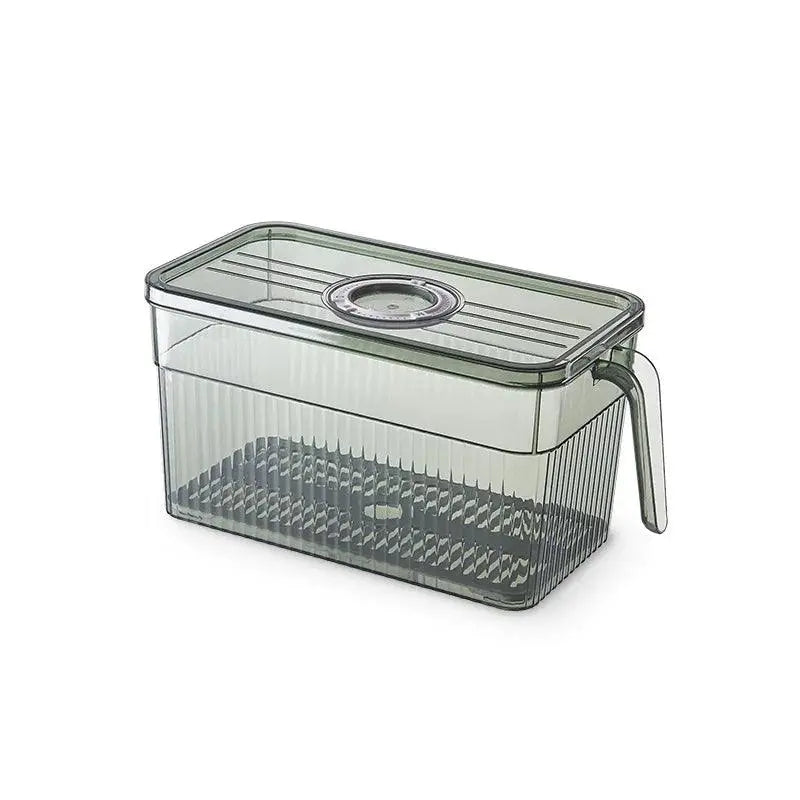 2 pcs Food Storage Boxes - Freezer Storage With Adjustable Timer Boxes with Lids - Scrollcart Qatar