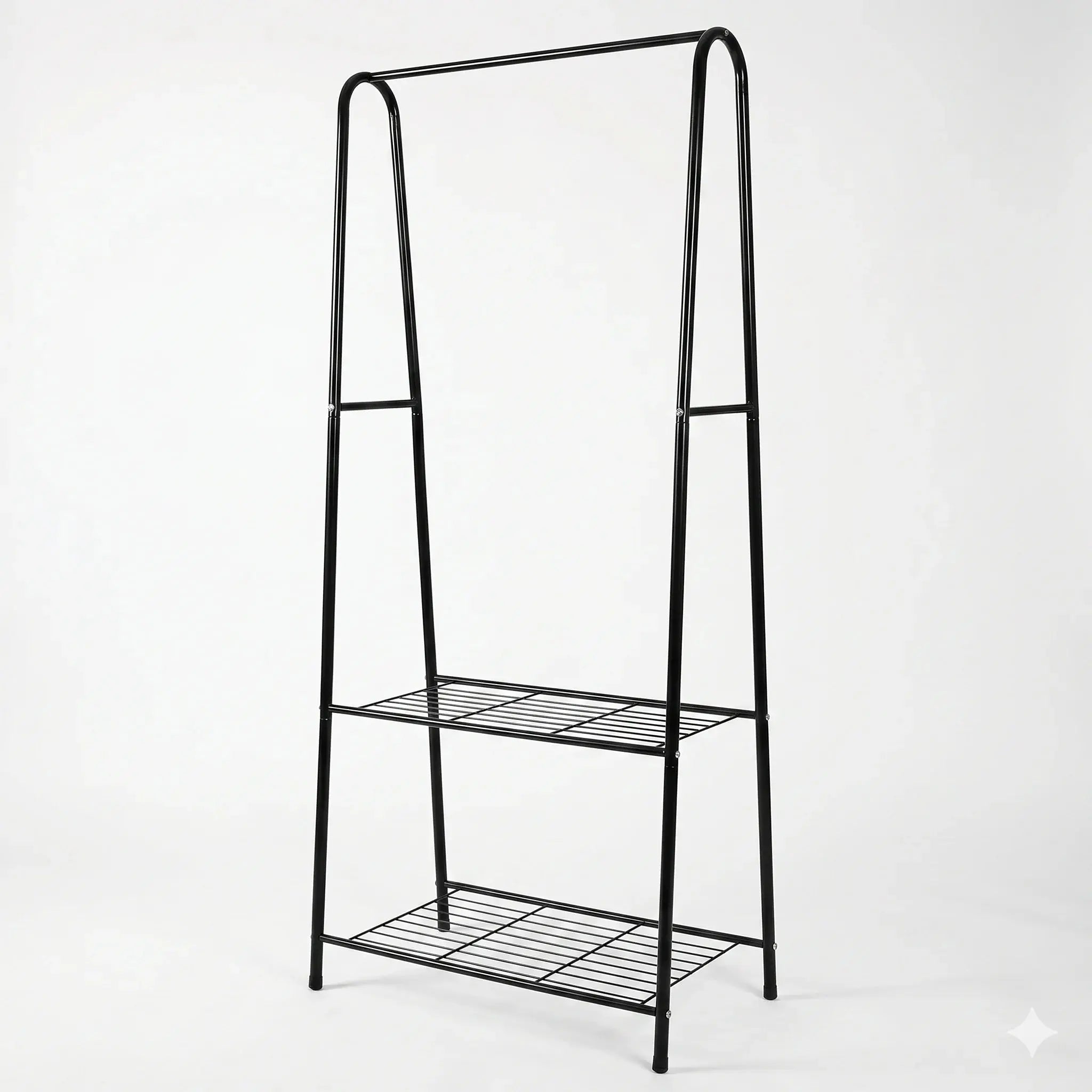 2-tier Steel Clothes Storage Rack-Space-Saving Storage Solution Scrollcart Qatar 