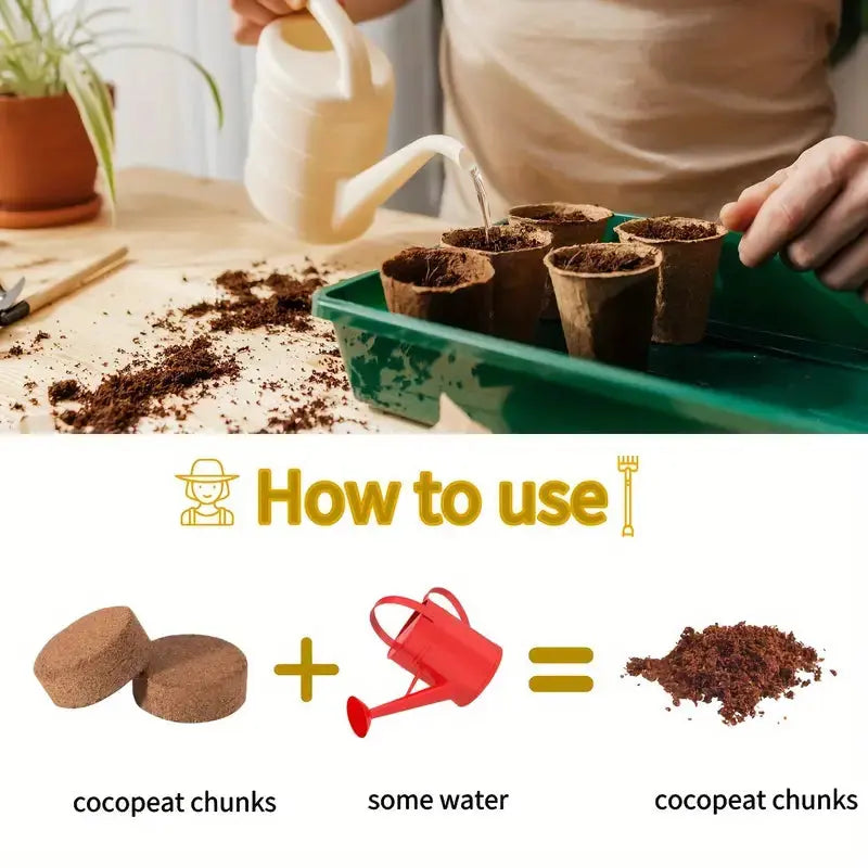 Coconut Fiber Seedling Cubes Scrollcart Qatar