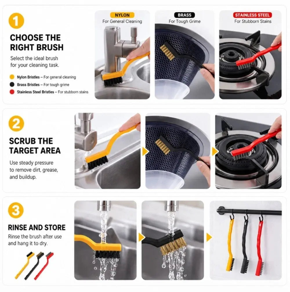 3 Gas Stove Cleaning Brush Set Price Doha Qatar