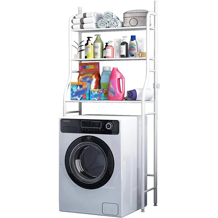 3 Layer Over Washing Machine Metal Storage Rack-Space Saving Organiser Scrollcart Qatar 