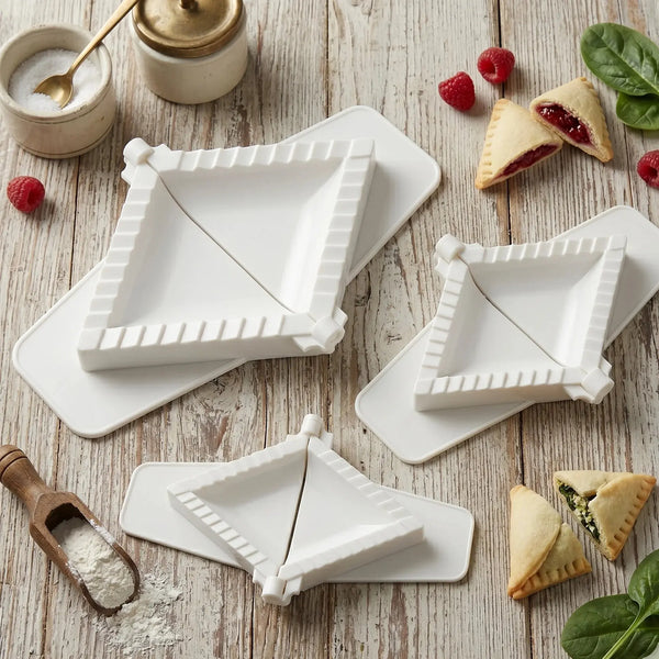 3-Piece Triangular Samosa & Dumpling Mold Set Scrollcart Qatar 