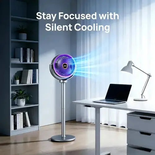 3-in-1 Adjustable Floor Fan - USB Rechargeable  Doha Qatar