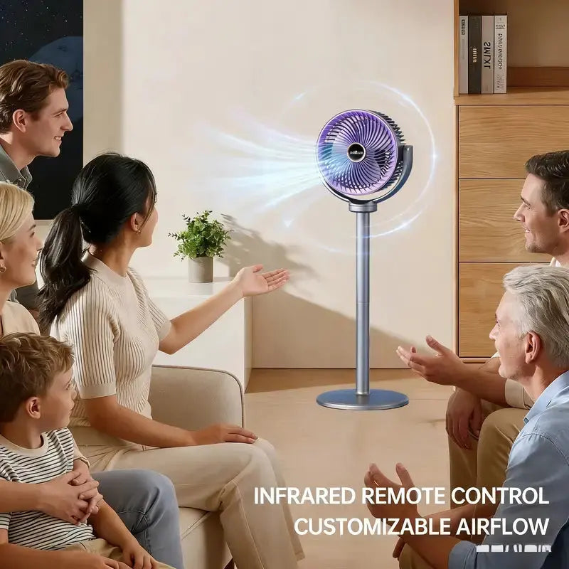 3-in-1 Adjustable Floor Fan - USB Rechargeable  Doha Qatar