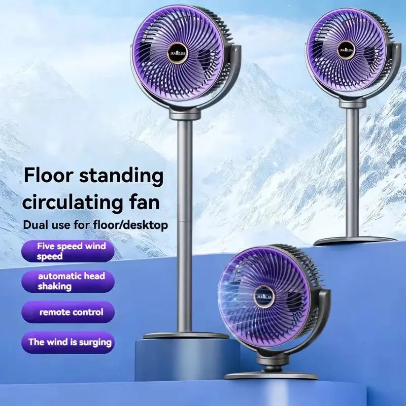 3-in-1 Adjustable Floor Fan - USB Rechargeable  Doha Qatar