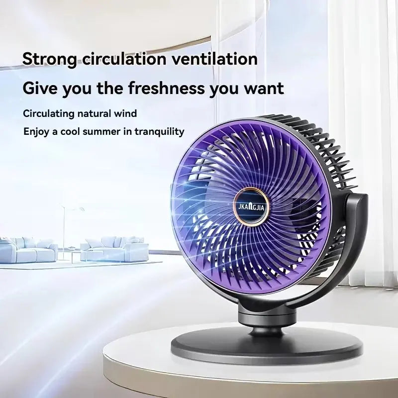 3-in-1 Adjustable Floor Fan - USB Rechargeable  Doha Qatar