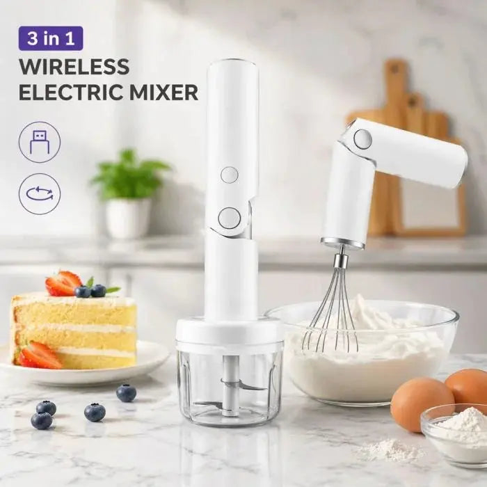 3-in-1 Cordless Multi-Purpose Mixer & Grinder Doha Qatar