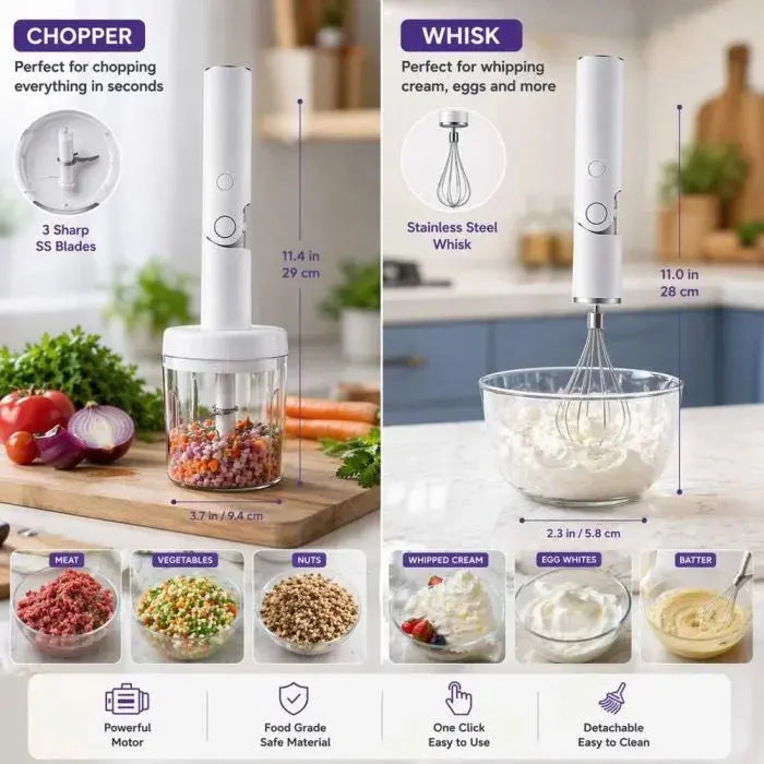 3-in-1 Cordless Multi-Purpose Mixer & Grinder Doha Qatar