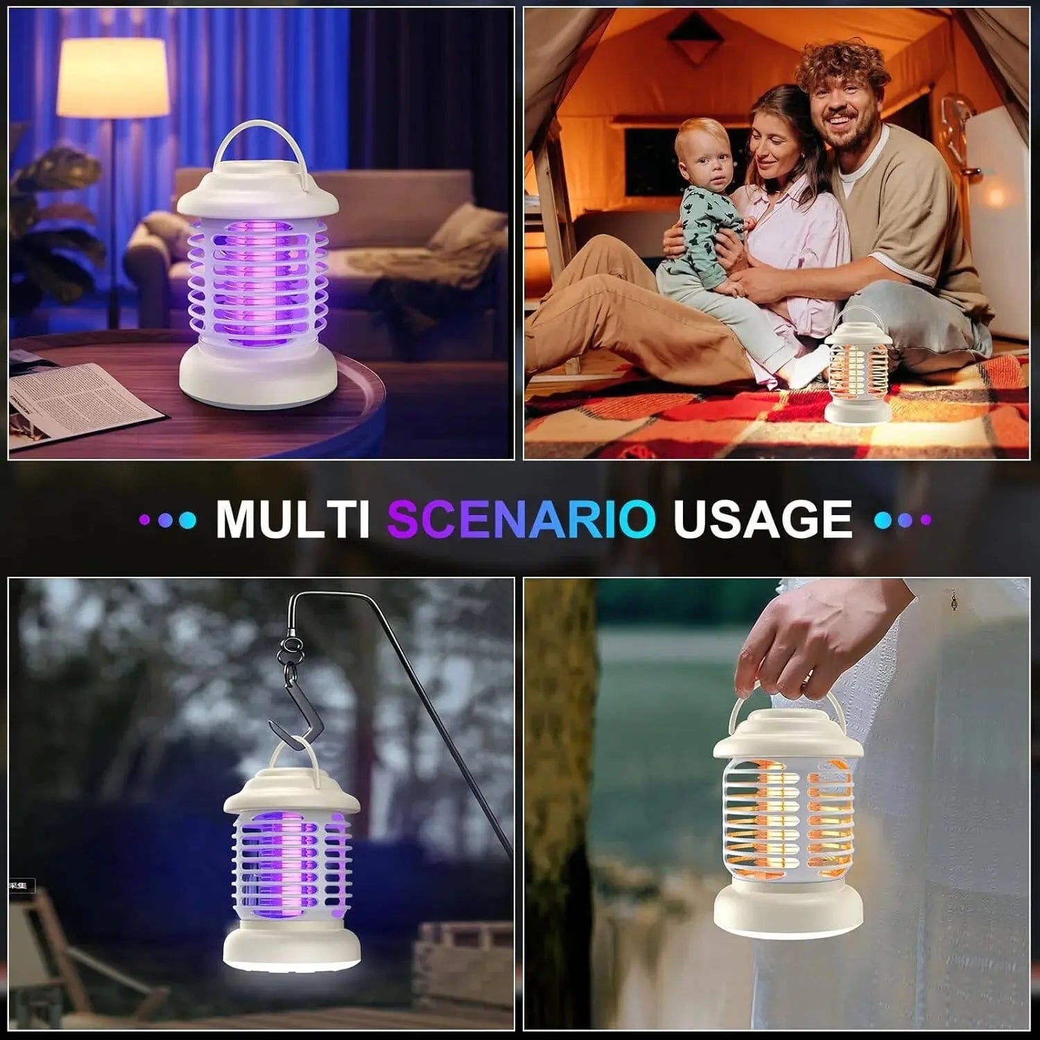 3-in-1 Electric Insect Killer & LED Night Light Scrollcart Qatar 