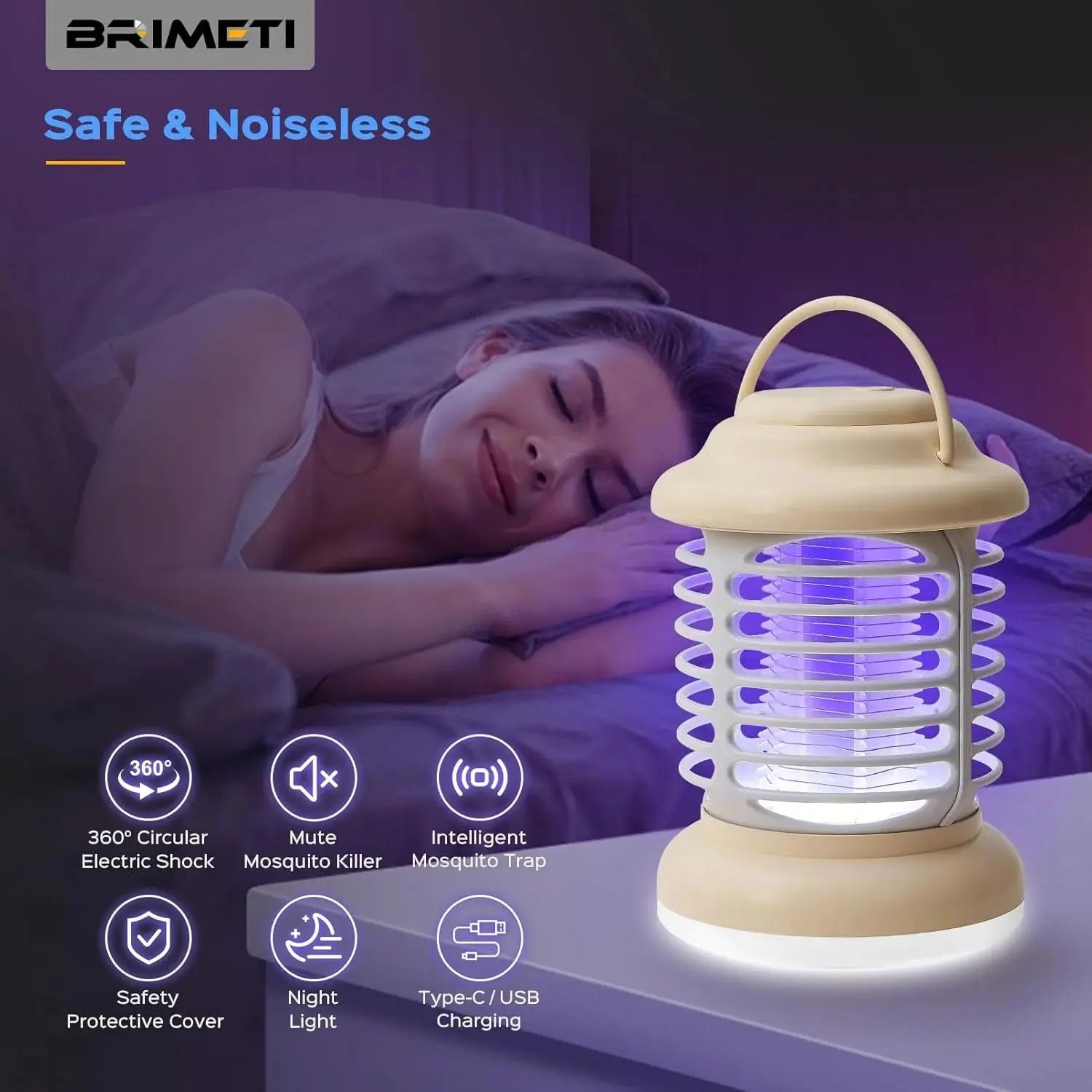 3-in-1 Electric Insect Killer & LED Night Light Scrollcart Qatar 