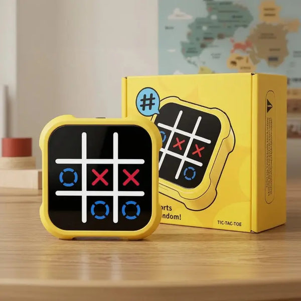 3-in-1 Electronic Tic Tac Toe Game -Learning Toy for Kids