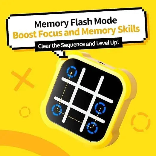 3-in-1 Electronic Tic Tac Toe Game -Learning Toy for Kids