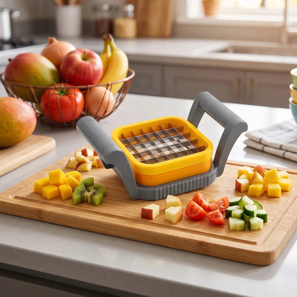 3-in-1 Manual Vegetable Chopper & Fruits Slicer Scrollcart Qatar 