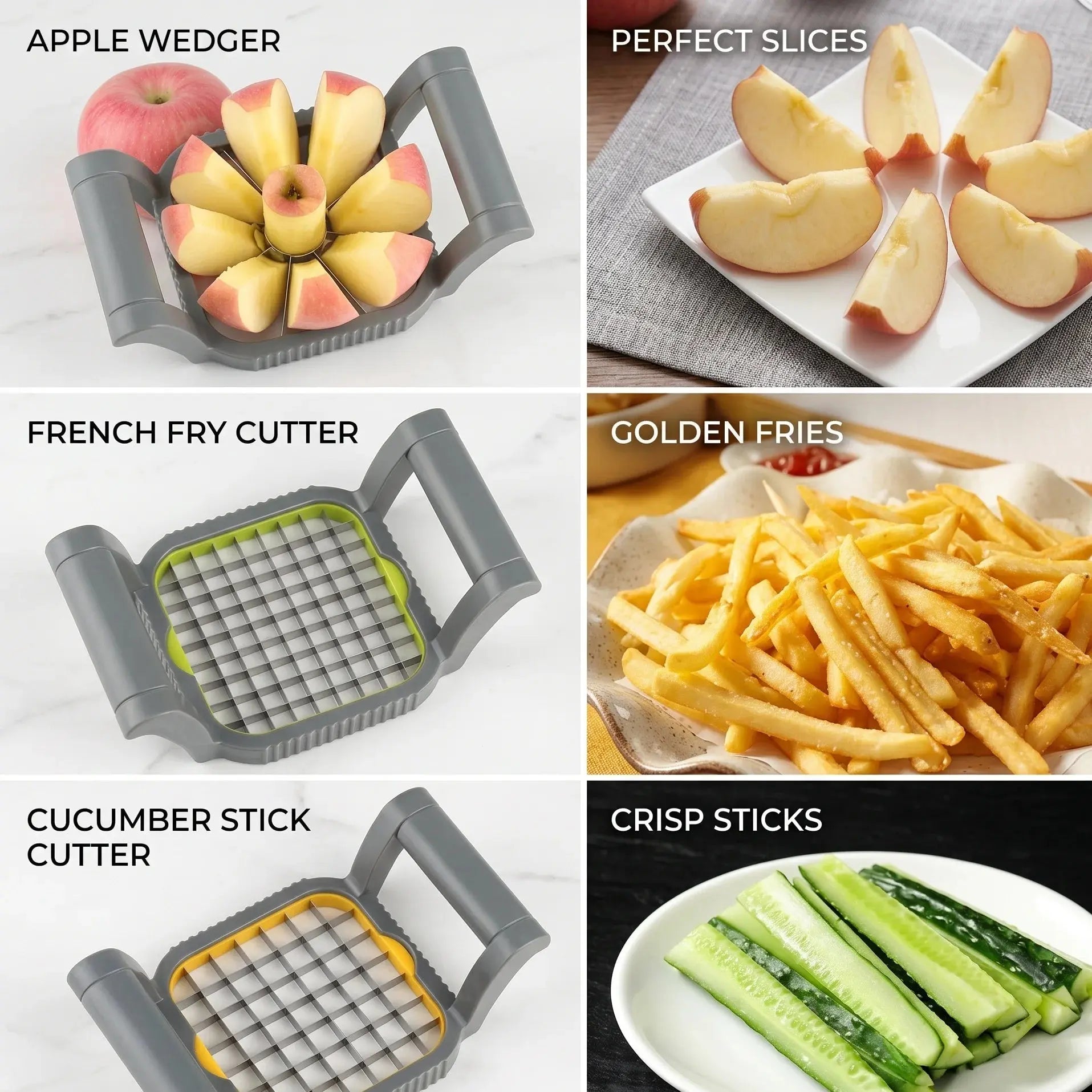 3-in-1 Manual Vegetable Chopper & Fruits Slicer Scrollcart Qatar 