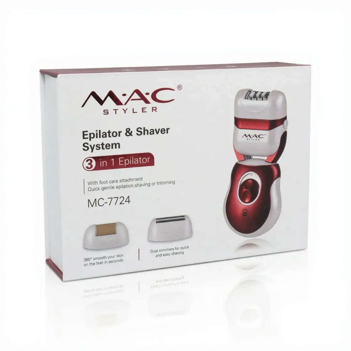3 in 1 Shaver & Foot Filer Rechargeable Epilator for Women qatar