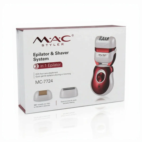 3 in 1 Shaver & Foot Filer Rechargeable Epilator for Women qatar