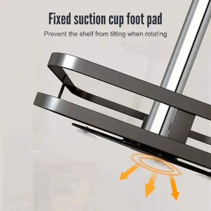 3-layer Foldable Storage Rack with Wheels