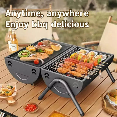 BBQ Grill Portable Charcoal Grill for Outdoor Cooking - Scrollcart Qatar