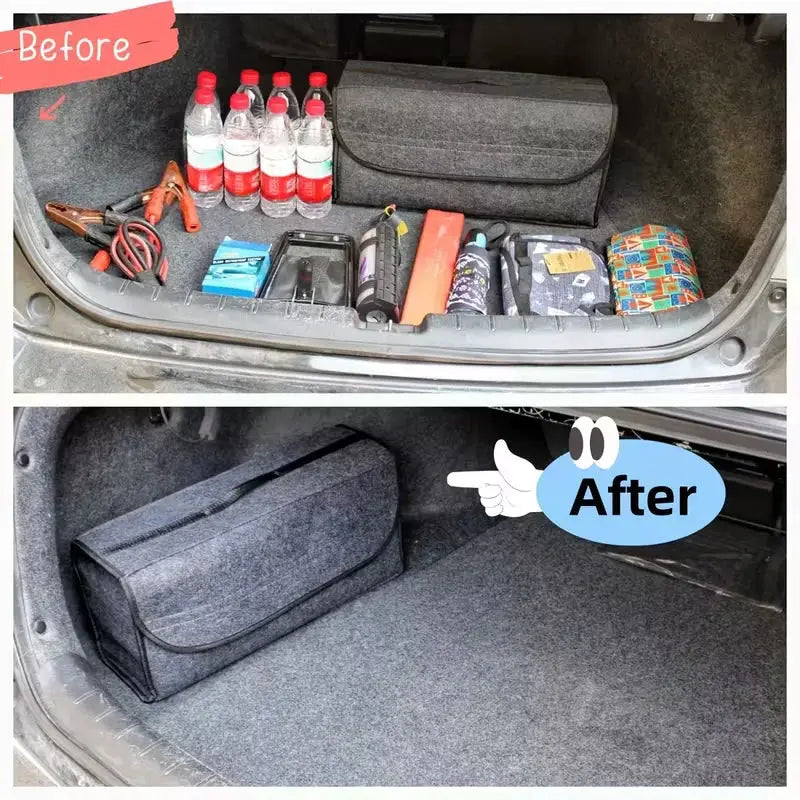 Car Storage Box - Foldable Trunk Storage Bag Scrollcart Qatar 