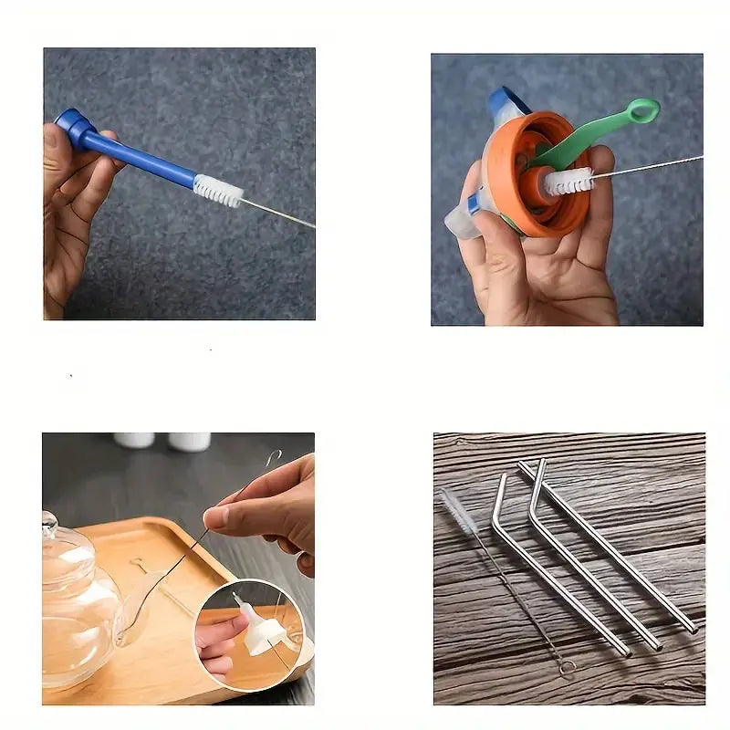 Straw & Tube Cleaning Brush Set Scrollcart Qatar
