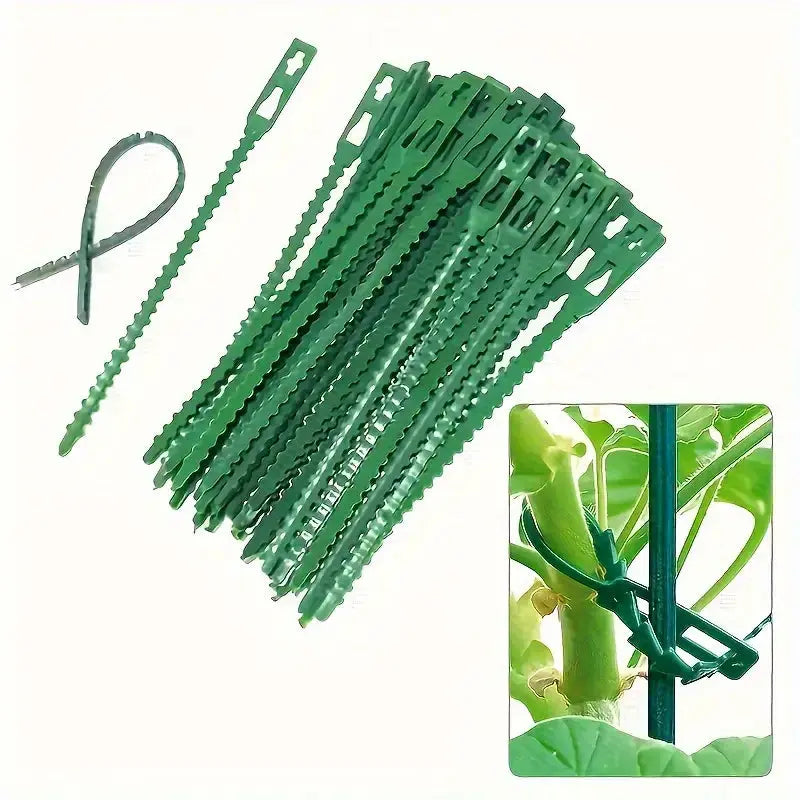 Adjustable Plant Ties – 16.99cm Garden Clips for Supporting Plants, Flowers & Vines Scrollcart Qatar