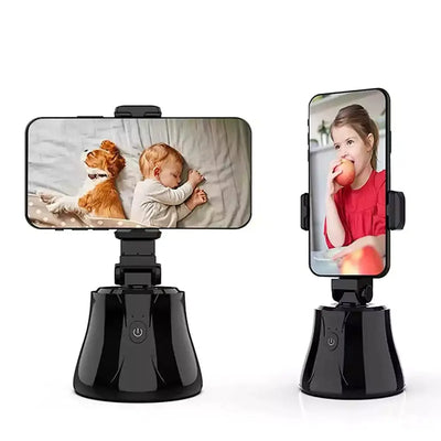 Portable Smart Selfie Stick, 360° Face Tracking for iPhone & Android