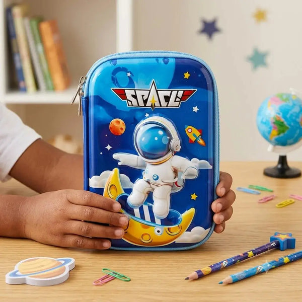 3D Astronaut Hard Shell EVA Pencil Case – Space Design Scrollcart Qatar 