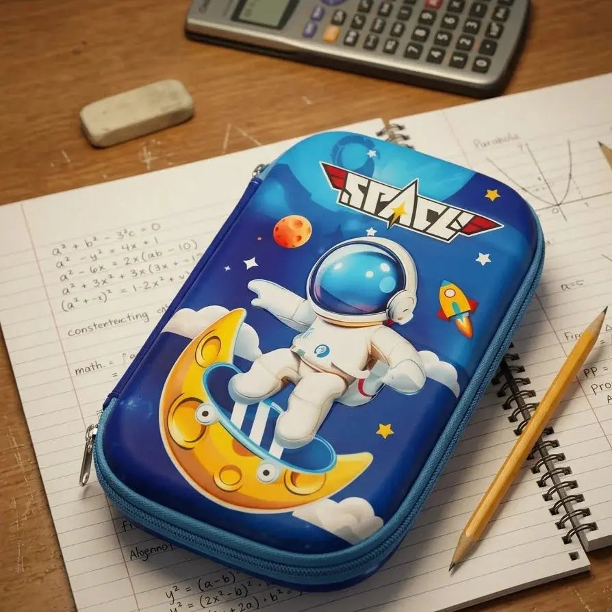 3D Astronaut Hard Shell EVA Pencil Case – Space Design Scrollcart Qatar 