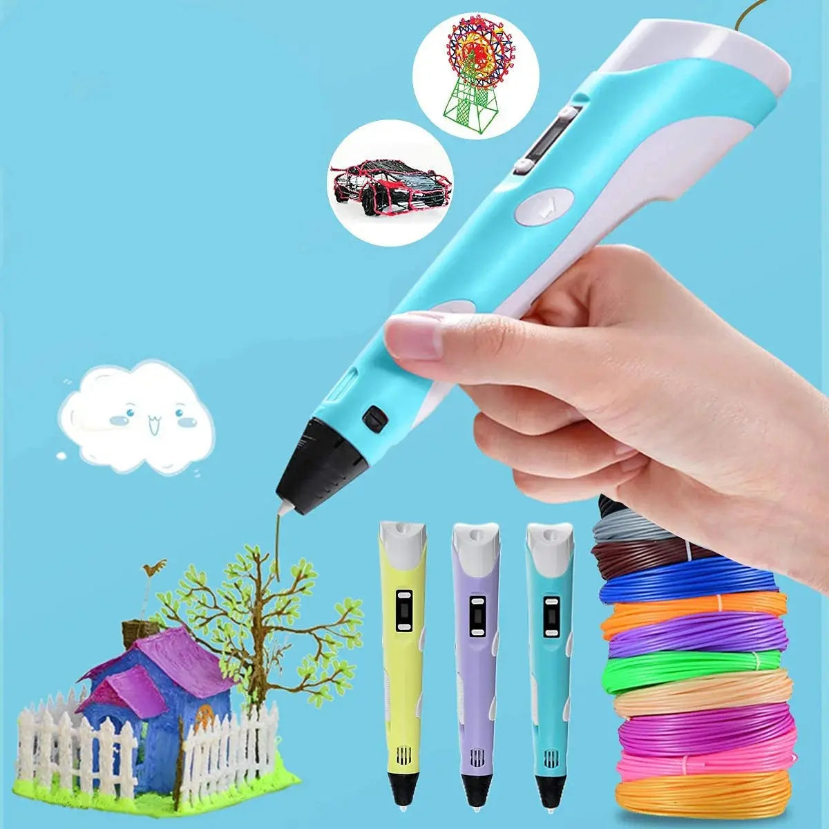 3D Printing Pen "Draw Your Dream" with 81m Filament Creative set Scrollcart Qatar 