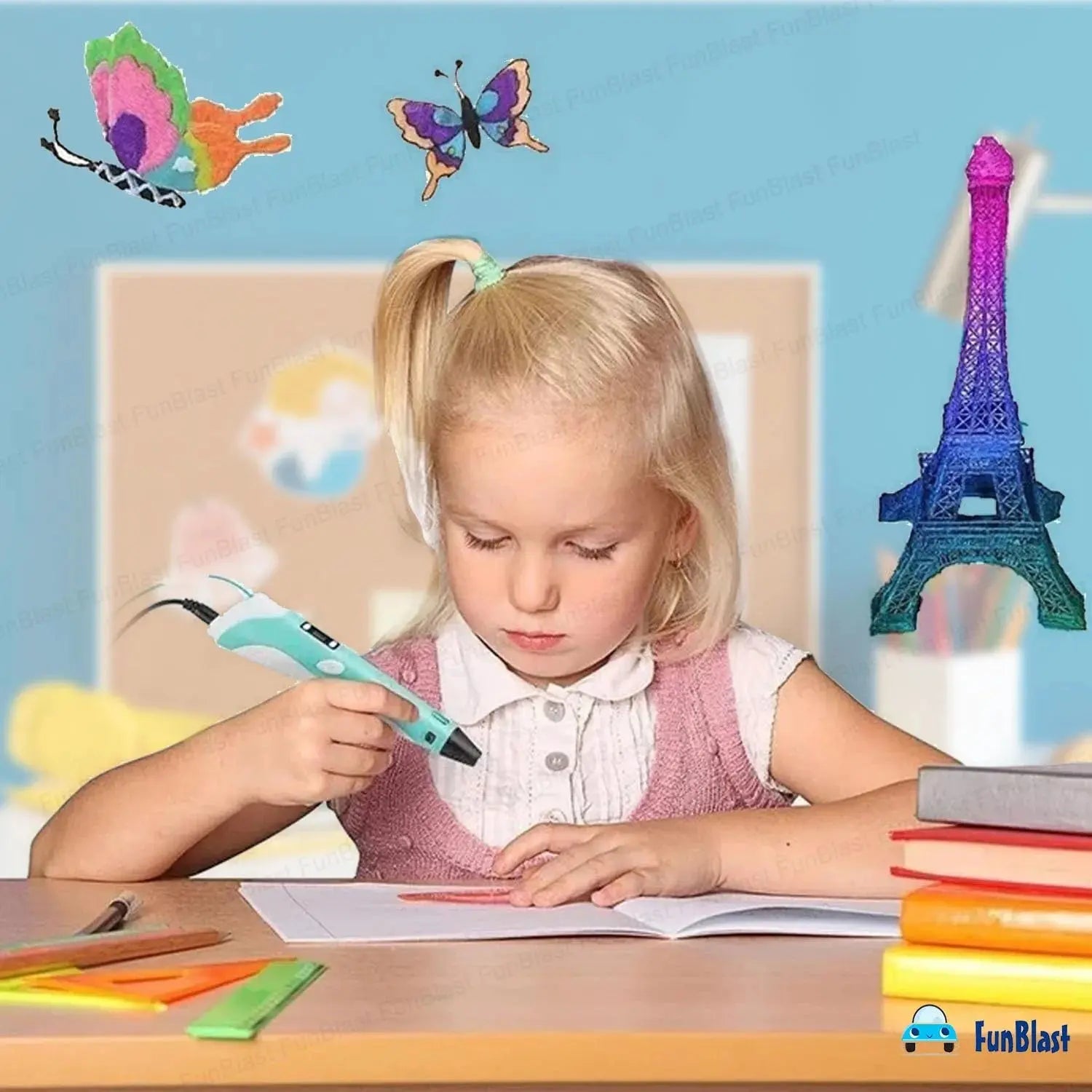 3D Printing Pen "Draw Your Dream" with 81m Filament Creative set Scrollcart Qatar 