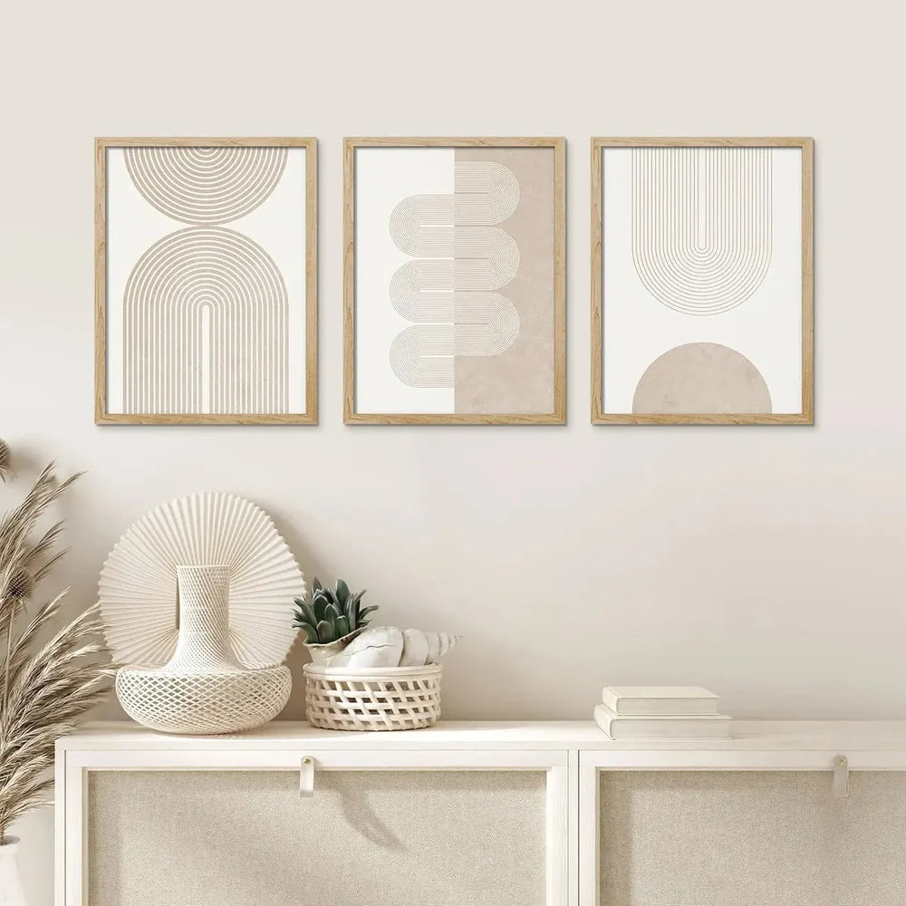 Modern Retro Wall Art Set