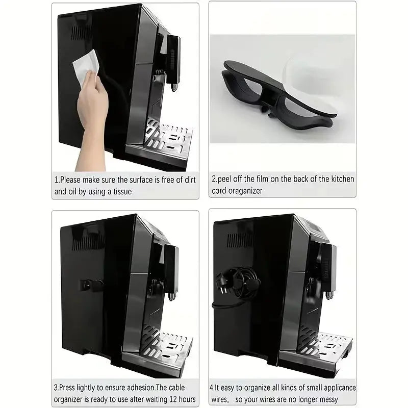 3pc Kitchen Appliance Cord Management Clips Set Doha