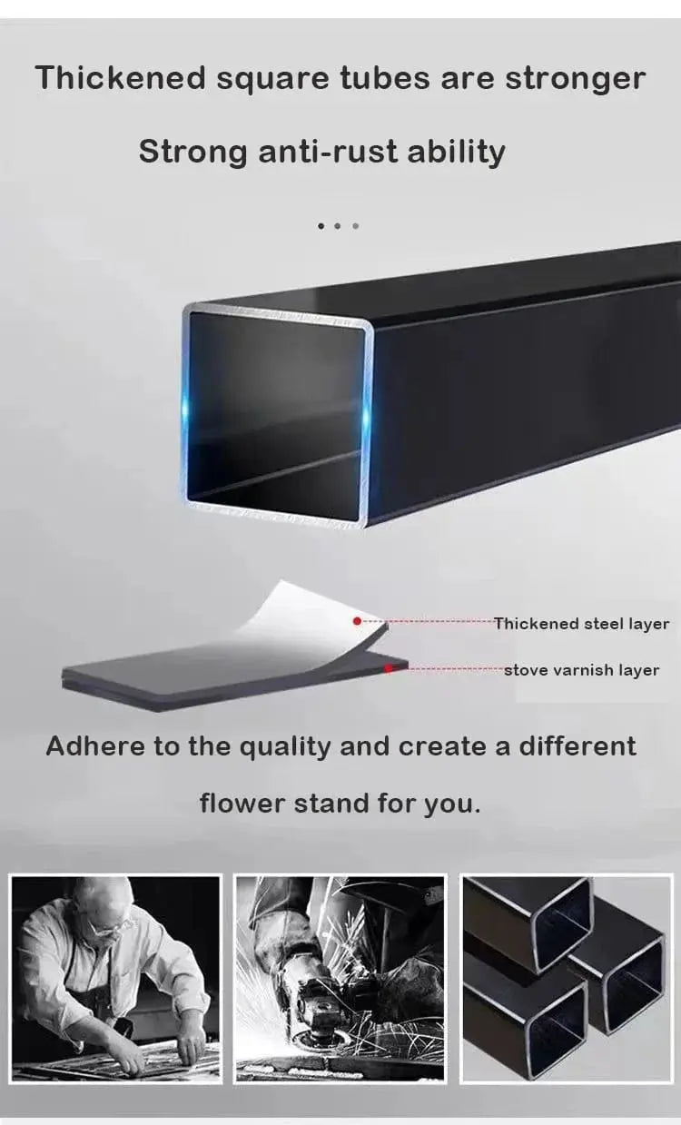 4-Tier Plant Stand & Flower Shelf – Indoor Garden Storage Rack for Balcony, Home & Office - Scrollcart Qatar