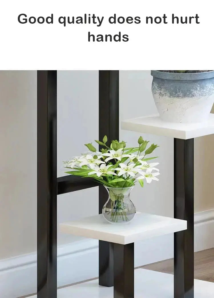 4-Tier Plant Stand & Flower Shelf – Indoor Garden Storage Rack for Balcony, Home & Office - Scrollcart Qatar
