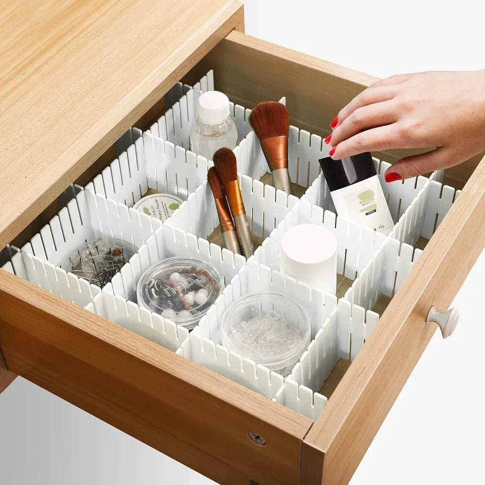 4 pcs Adjustable Drawer Divider Scrollcart Online Shopping Store