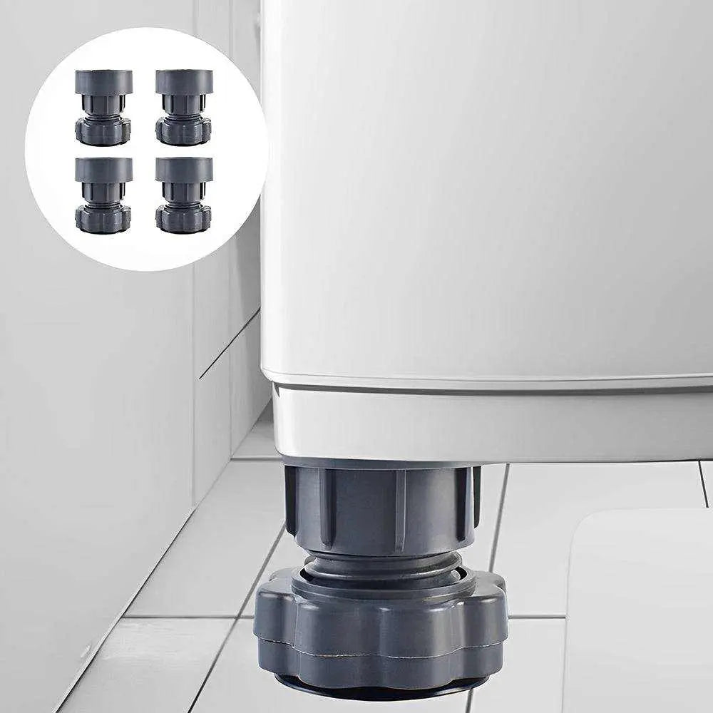 4 Pieces Height Adjustable Washing Machine Stand | Home Essential - Scrollcart Qatar